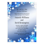 Snowflakes Wedding Invitation