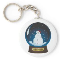Snowglobe with cute snowman