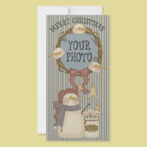 Snowheads Christmas photo cards