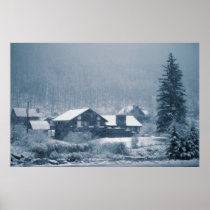 Snowing In Aspen Prints