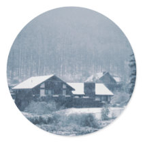 Snowing In Aspen Stickers