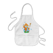 Snowkid Christmas Apron for Kids