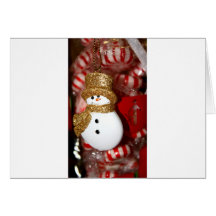 Snowman and Peppermints Cards