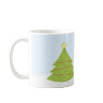 Snowman and Tree Christmas Mug