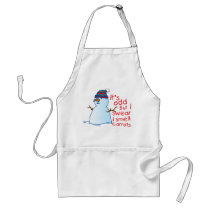 Snowman Apron