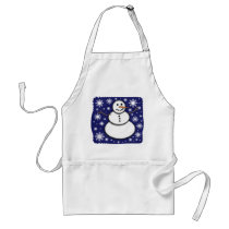 Snowman Apron