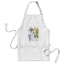 Snowman Apron