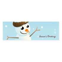 Snowman Bookmark