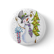 Snowman Buttons
