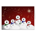 Snowman Choir Card