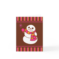 Snowman Christmas Card