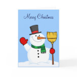 Snowman Christmas Card