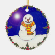 Snowman Christmas Ornament