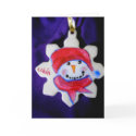 Snowman Christmas ornament cards