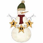 Snowman Christmas Ornament Cut Outs