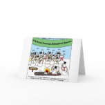 Snowman Convention Funny Christmas Gifts & Tees Greeting Cards