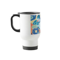 Snowman DJ Christmas Dance Party Coffee Mugs