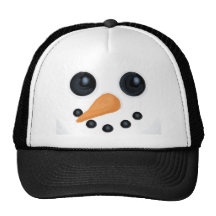 Snowman Face Hat