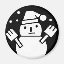 Snowman Fridge Magnets