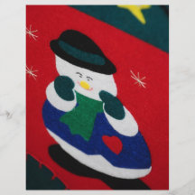 Snowman Full Colour Flyer