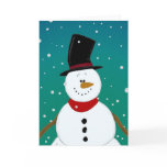 Snowman - Green Cards