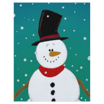 Snowman - Green Full Color Flyer