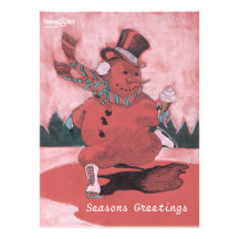 Snowman Greeting Card