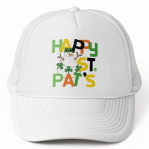 Snowman Happy St. Pat's Day Tshirts and Gifts Mesh Hats