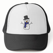 Snowman Trucker Hats
