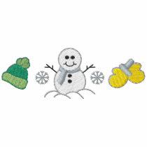 Snowman/ Hat/ Mittens embroidered shirts