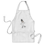 Snowman Ice Skating aprons