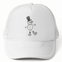 Snowman Ice Skating Hat