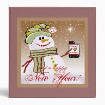 Snowman Iphone binder template