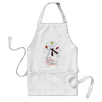 Snowman Joy Apron