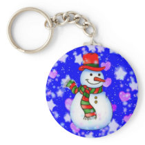 Snowman Keychain