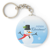 Snowman Keychain