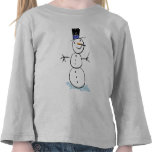 Snowman Long Sleeved Shirt for kids