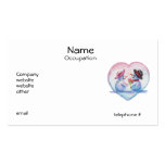 Snowman Love aceo Business Cards