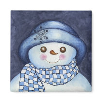 Snowman  Magnet