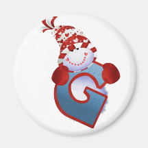 Snowman Magnet