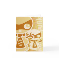 Snowman Mascot Greeting Cards