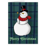Snowman Merry Christmas Card