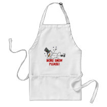 Snowman More Snow Please Tshirts and Gifts Apron