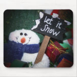 snowman mouse pads
