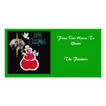 Snowman Photo Card