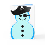 snowman pirate. cards