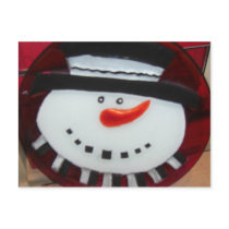 SNOWMAN post card