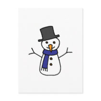 Snowman Post Cards