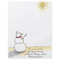 Snowman Praises (Colour)
