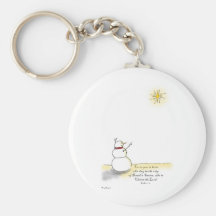 Snowman Praises (Colour) Key Chain